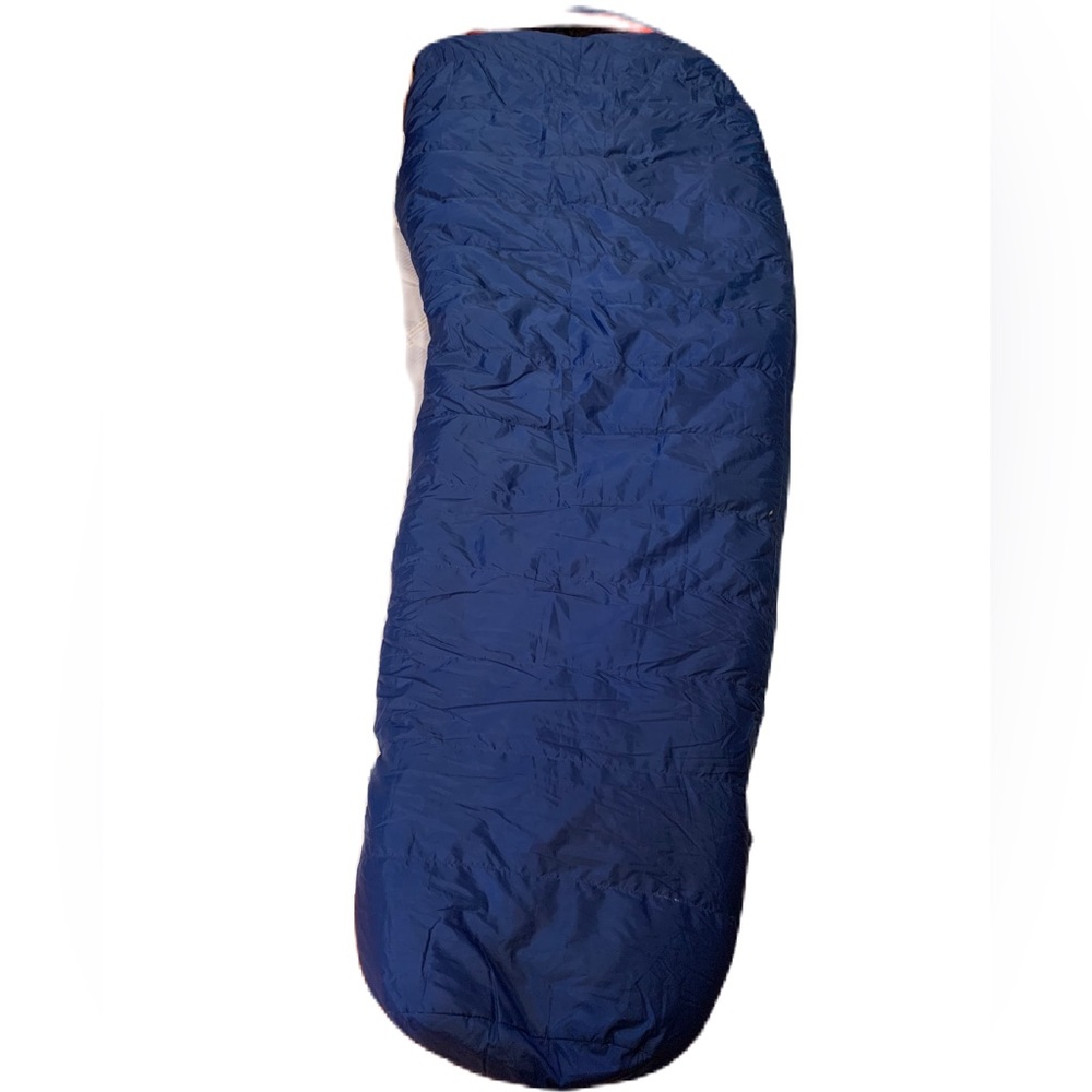 North Face Blue Kazoo 600 Sleeping Bag.EUC Large RN 61661. Royal Blue-Red. - Picture 3 of 14